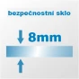 Sprchový kout DIAMOND BLACK 140x90 L/P varianta