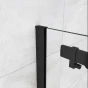 Sprchový kout DIAMOND BLACK 140x90 L/P varianta