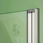 Obdélníkový sprchový kout MELODY B8 70x76 se zalamovacími dveřmi