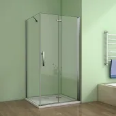 Obdélníkový sprchový kout MELODY B8 90x76 se zalamovacími dveřmi