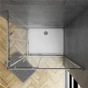 Sprchový kout obdélníkový, SIMPLE BASIC 100x70x185 L/P varianta, rohový vstup