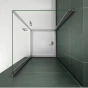 Sprchový kout SOLO D1 R707, 70x70x185 se dvěma jednokřídlými dveřmi, rohový vstup