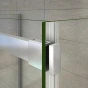 Třístěnný sprchový kout HARMONY U3 80x140x80 L/P varianta včetně sprchové vaničky z litého mramoru
