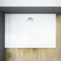 Třístěnný sprchový kout HARMONY U3 80x140x80 L/P varianta včetně sprchové vaničky z litého mramoru