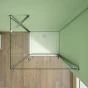 Obdélníkový sprchový kout MELODY D1 80x70 s jednokřídlými dveřmi včetně sprchové vaničky z litého mramoru