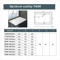 Sprchový kout MELODY F5 R7612, 76x120 s jednokřídlými dveřmi, rohový vstup včetně sprchové vaničky z litého mramoru