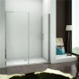 Sprchové dveře MELODY DW1 186 jednokřídlé dveře 182-186x195 (dveře 100 + boční stěna 90) 