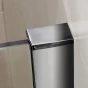 Sprchový kout MELODY F5 120x80 s jednokřídlými dveřmi s pevnou stěnou, (dveře 120 / boční stěna 80)  