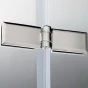 Sprchový kout MELODY F5 100x80 s jednokřídlými dveřmi s pevnou stěnou, (dveře 100 / boční stěna 80) 