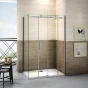 Sprchový kout DIAMOND 110x80 L/P varianta včetně sprchové vaničky z litého mramoru