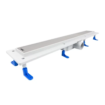 Odtokový žlab STANDARDline NEREZ 2v1 (vložení dlažby) (OLPZLABST89K)