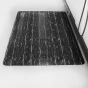 Černá gumová protiúnavová průmyslová rohož FLOMA Marble - 150 x 90 x 1,25 cm