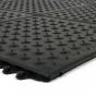 Gumová protiúnavová rohož FLOMA Diamond Plate Tile - 91 x 91 x 1,4 cm