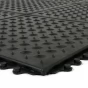 Gumová protiúnavová rohož FLOMA Diamond Plate Tile - 91 x 91 x 1,4 cm