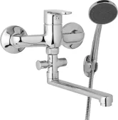 JB Sanitary Tira Nástěnná umyvadlová a vanová baterie, rozteč 150 mm s příslušenstvím, ramínko 300 mm, D10 36 11 (306405)