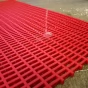 Červená olejivzdorná protiskluzová průmyslová univerzální rohož - 1000 x 120 x 1,2 cm