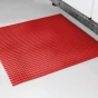 Červená olejivzdorná protiskluzová průmyslová univerzální rohož - 1000 x 120 x 1,2 cm