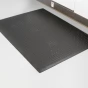 Černá gumová protiúnavová olejivzdorná průmyslová rohož (25% nitrilová pryž) - 90 x 60 x 1,4 cm