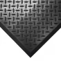 Černá gumová protiskluzová rohož (25% nitrilová pryž) (okraj) Comfort-Lok - 80 x 70 x 1,2 cm