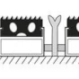 Hliníková gumová čistící vstupní venkovní kartáčová rohož Alu Extra - 100 x 100 x 2,7 cm