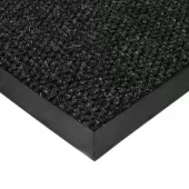 Černá textilní zátěžová vstupní čistící rohož Fiona - 50 x 80 x 1,1 cm