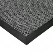 Šedá textilní zátěžová vstupní čistící rohož Fiona - 80 x 120 x 1,1 cm