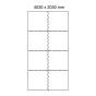 Černá gumová modulová puzzle dlažba (roh) FLOMA FitFlo SF1050 - 47,8 x 47,8 x 0,8 cm