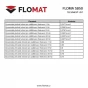 Antivibrační tlumící rohož (deska) z granulátu FLOMA UniPad S850 - 200 x 100 x 5 cm