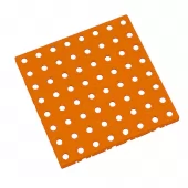 Oranžová polyethylenová dlažba AvaTile AT-STD - 25 x 25 x 1,6 cm