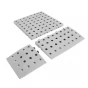 Šedý polyethylenový roh AvaTile AT-STD - 13,7 x 13,7 x 1,6 cm