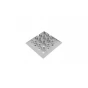 Šedý polyethylenový roh AvaTile AT-STD - 13,7 x 13,7 x 1,6 cm