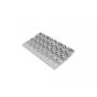Šedý polyethylenový nájezd AvaTile AT-STD - 25 x 13,7 x 1,6 cm
