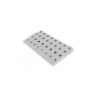 Šedý polyethylenový nájezd AvaTile AT-STD - 25 x 13,7 x 1,6 cm