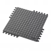 Černá gumová průmyslová rohož De-Flex - 45 x 45 x 1,9 cm