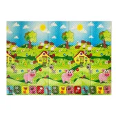Pěnová skládací dětská hrací podložka Casmatino Piggy - 200 x 140 x 1 cm