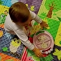 Pěnová skládací dětská hrací podložka Casmatino Piggy - 200 x 140 x 1 cm
