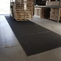 Černá textilní extra odolná čistící vstupní rohož pro vysokozdvižné vozíky FLOMA Lift Truck - 115 x 170 x 0,63 cm