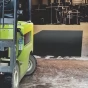 Černá textilní extra odolná čistící vstupní rohož pro vysokozdvižné vozíky FLOMA Lift Truck - 115 x 170 x 0,63 cm