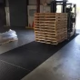Černá textilní extra odolná čistící vstupní rohož pro vysokozdvižné vozíky FLOMA Lift Truck - 115 x 170 x 0,63 cm