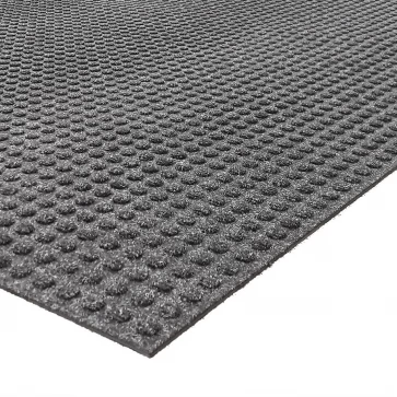 Černá textilní extra odolná čistící vstupní rohož pro vysokozdvižné vozíky FLOMA Lift Truck - 115 x 170 x 0,63 cm
