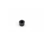 Černý gumový válcový doraz s dírou pro šroub FLOMA - průměr 1,2 cm x 0,8 cm