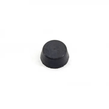 Černý gumový doraz návlečný pro hlavu šroubu FLOMA - průměr 2,5 cm x 1,2 cm